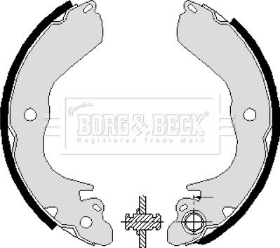 Borg & Beck BBS6228 - Komplet kočnica, bubanj kočnice www.molydon.hr