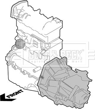 Borg & Beck BEM4468 - Nosač motora www.molydon.hr