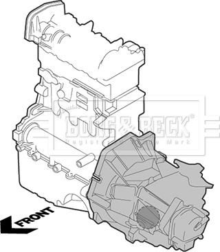 Borg & Beck BEM4352 - Nosač motora www.molydon.hr