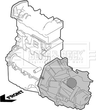 Borg & Beck BEM4364 - Nosač motora www.molydon.hr