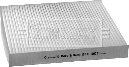 Borg & Beck BFC1003 - Filter kabine www.molydon.hr
