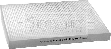 Borg & Beck BFC1002 - Filter kabine www.molydon.hr