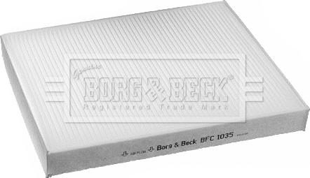Borg & Beck BFC1035 - Filter kabine www.molydon.hr
