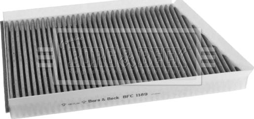 Borg & Beck BFC1189 - Filter kabine www.molydon.hr