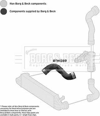 Borg & Beck BTH1359 - Crijevo interkulera www.molydon.hr