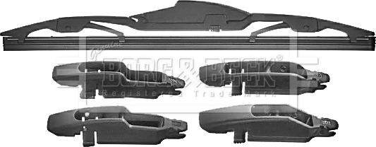Borg & Beck BW11R.10 - Metlica brisača www.molydon.hr