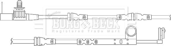 Borg & Beck BWL3119 - Signalni kontakt, trosenje kočione plocice www.molydon.hr