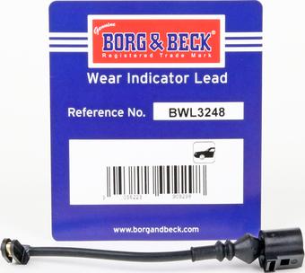Borg & Beck BWL3248 - Signalni kontakt, trosenje kočione plocice www.molydon.hr