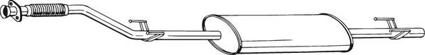 Bosal 293-209 - Prednji Ispušni lonac www.molydon.hr