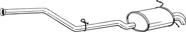 Bosal 286-057 - Zadnji Ispušni lonac www.molydon.hr