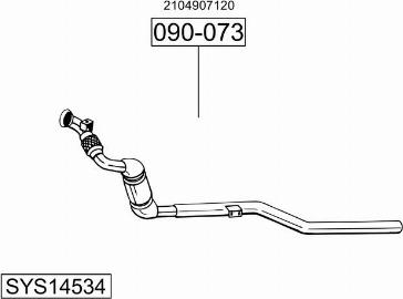 Bosal SYS14534 - Ispušni sistem www.molydon.hr