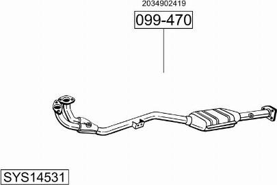 Bosal SYS14531 - Ispušni sistem www.molydon.hr