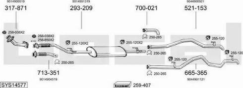 Bosal SYS14577 - Ispušni sistem www.molydon.hr