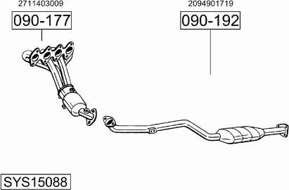 Bosal SYS15088 - Ispušni sistem www.molydon.hr