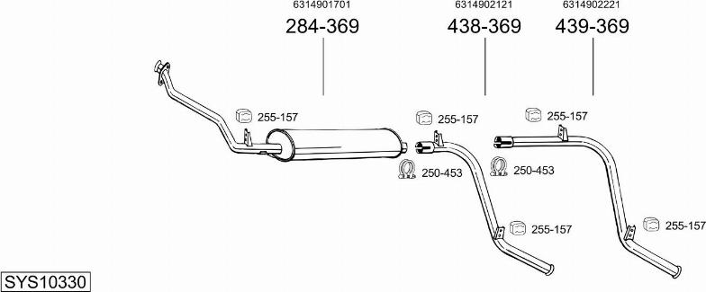 Bosal SYS10330 - Ispušni sistem www.molydon.hr