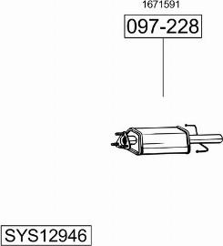 Bosal SYS12946 - Ispušni sistem www.molydon.hr