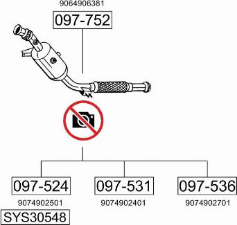 Bosal SYS30548 - Ispušni sistem www.molydon.hr