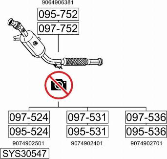 Bosal SYS30547 - Ispušni sistem www.molydon.hr