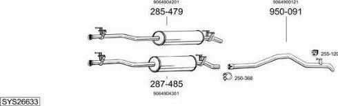 Bosal SYS26633 - Ispušni sistem www.molydon.hr