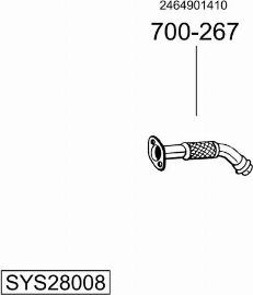 Bosal SYS28008 - Ispušni sistem www.molydon.hr