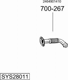 Bosal SYS28011 - Ispušni sistem www.molydon.hr