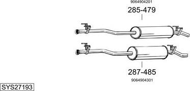 Bosal SYS27193 - Ispušni sistem www.molydon.hr