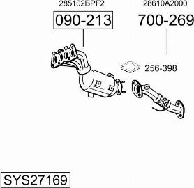 Bosal SYS27169 - Ispušni sistem www.molydon.hr