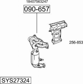 Bosal SYS27324 - Ispušni sistem www.molydon.hr