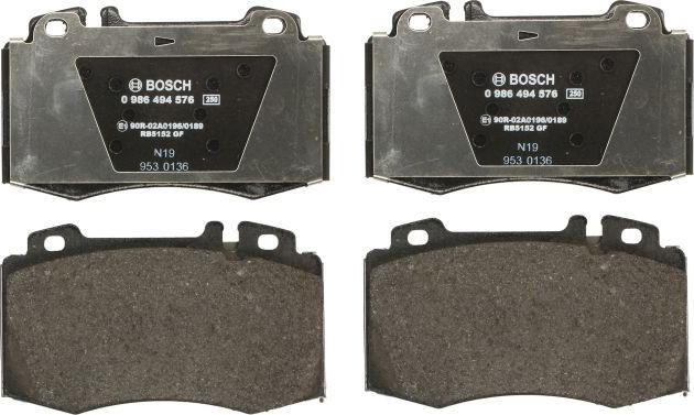 BOSCH 0 986 494 576 - Komplet Pločica, disk-kočnica www.molydon.hr