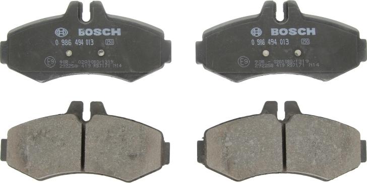 BOSCH 0 986 494 013 - Komplet Pločica, disk-kočnica www.molydon.hr