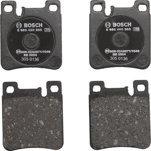 BOSCH 0 986 460 965 - Komplet Pločica, disk-kočnica www.molydon.hr