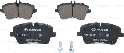 BOSCH 0 986 424 517 - Komplet Pločica, disk-kočnica www.molydon.hr