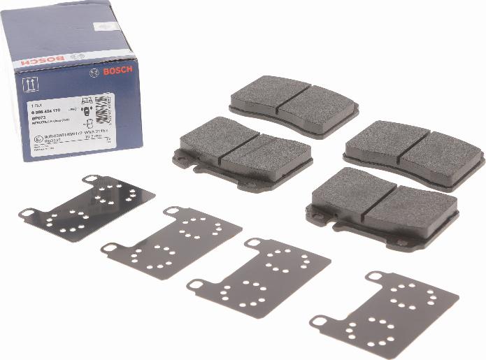 BOSCH 0 986 424 170 - Komplet Pločica, disk-kočnica www.molydon.hr