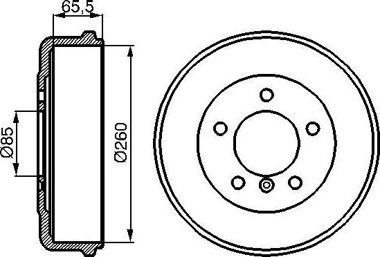 BOSCH 0 986 477 038 - Bubanj kočnica www.molydon.hr