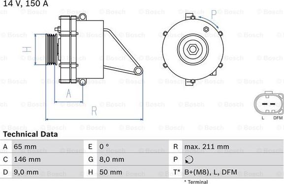 BOSCH 0 986 041 760 - Alternator www.molydon.hr