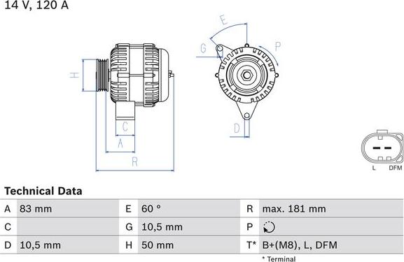 BOSCH 0 986 047 530 - Alternator www.molydon.hr