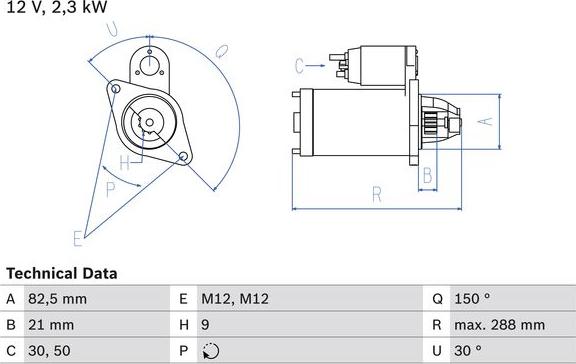 BOSCH 0 986 011 150 - Starter www.molydon.hr