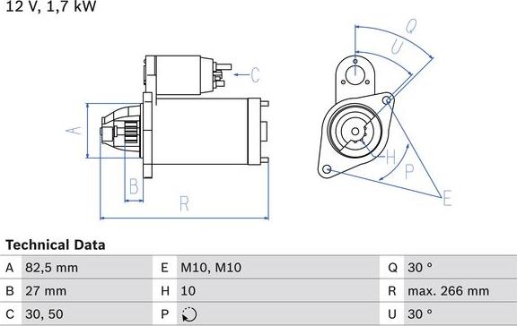 BOSCH 0 986 013 150 - Starter www.molydon.hr