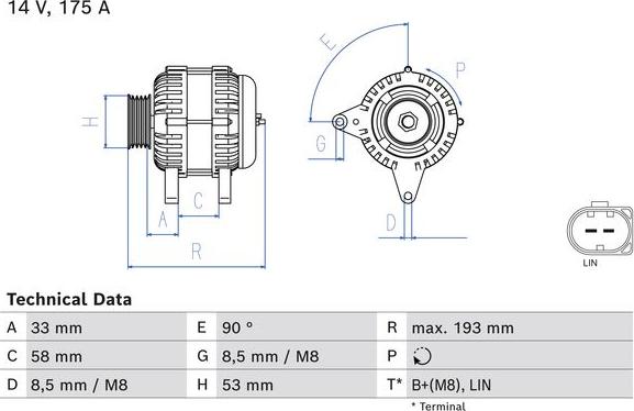 BOSCH 0 986 081 850 - Alternator www.molydon.hr