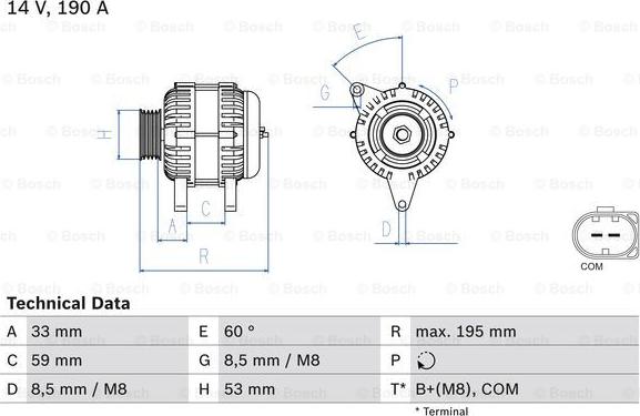 BOSCH 0 986 082 140 - Alternator www.molydon.hr