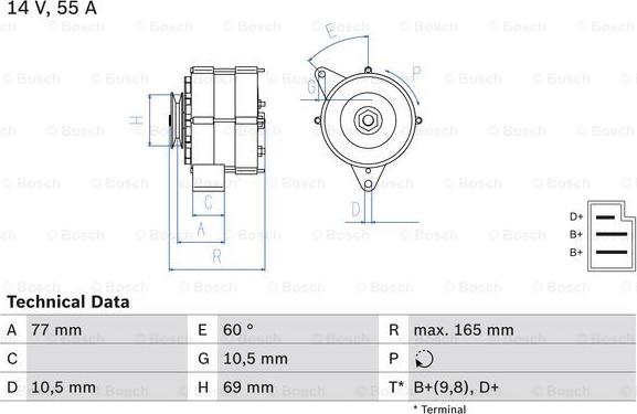 BOSCH 0 986 031 400 - Alternator www.molydon.hr