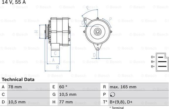 BOSCH 0 986 031 430 - Alternator www.molydon.hr