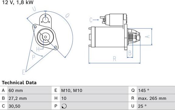 BOSCH 0 986 024 820 - Starter www.molydon.hr