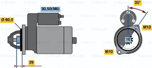 BOSCH 0 986 021 300 - Starter www.molydon.hr