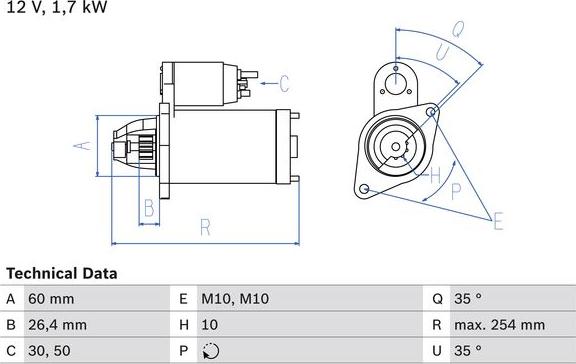 BOSCH 0 986 021 330 - Starter www.molydon.hr