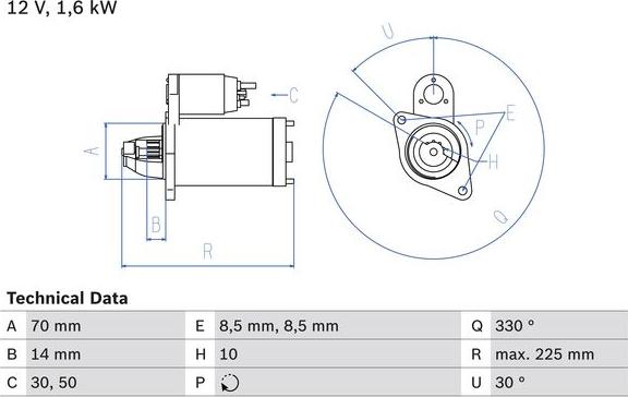 BOSCH 0 986 021 260 - Starter www.molydon.hr