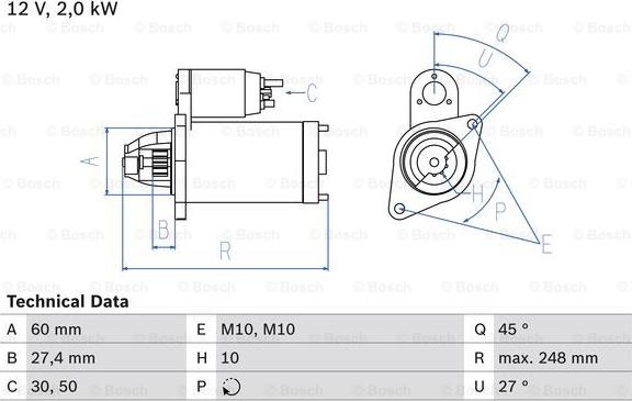 BOSCH 0 986 023 140 - Starter www.molydon.hr