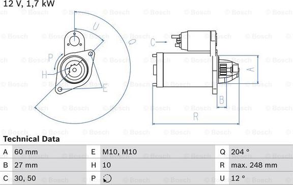 BOSCH 0 986 023 100 - Starter www.molydon.hr