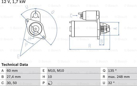 BOSCH 0 986 023 130 - Starter www.molydon.hr