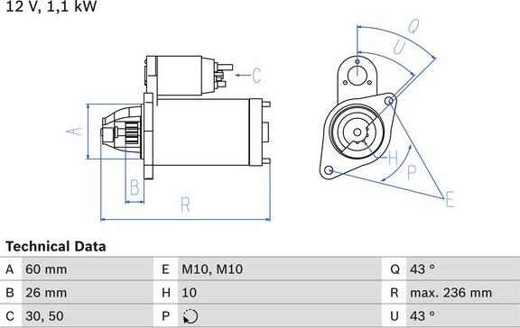 BOSCH 0 986 022 280 - Starter www.molydon.hr